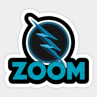 Zoom Cartoon Logo Sticker